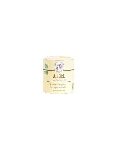 Sel fin Ail'Sel BIO - Salière 250g