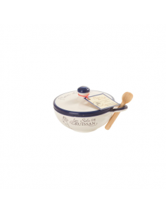 Cassolette Blanc/bleu 70g