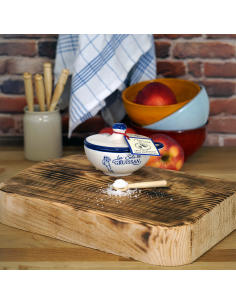 Cassolette Blanc/bleu 70g 2
