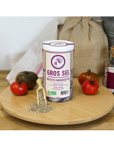 Gros sel Farigoulette - Tube carton 500g