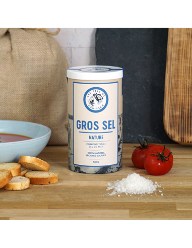 Gros sel Nature BIO - Tube carton 500g