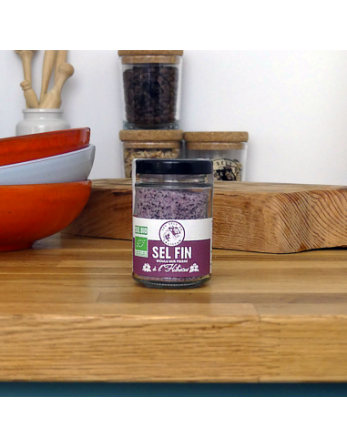 Sel fin à l'hibiscus - Salière 100g