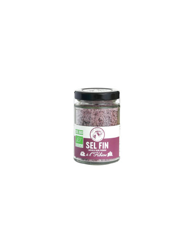 Sel fin à l'hibiscus - Salière 100g